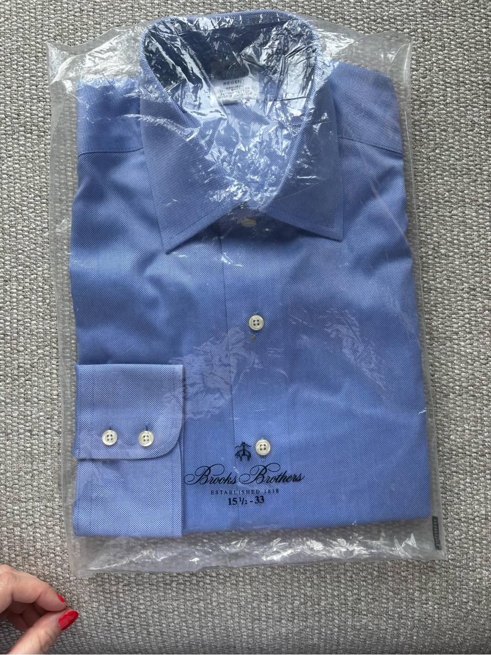 Brooks Brothers Blue Dress Shirt - brand new